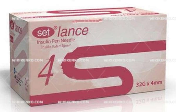 Set Lance Insulin Kalem Needle 4 Mm (32G)