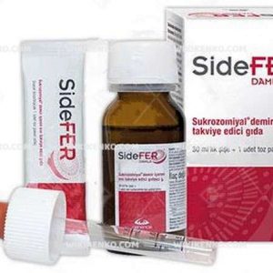 Sidefer Drop Sukrozomiyal Demir Iceren Liquid Takviye Edici Gida