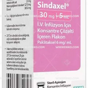 Sindaxel I.V. Infusion Icin Konsantre Solution Iceren Vial  30 Mg/5Ml