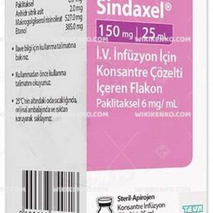 Sindaxel I.V. Infusion Icin Konsantre Solution Iceren Vial  150 Mg/25Ml