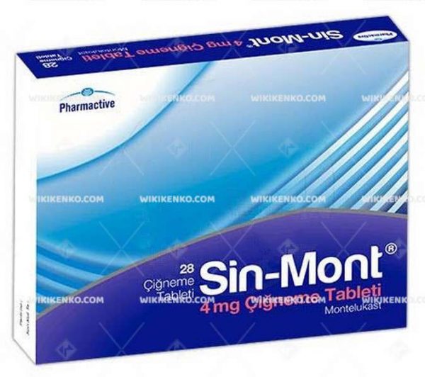 Sin - Mont Chewable Tablet 4 Mg