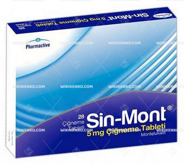 Sin - Mont Chewable Tablet 5 Mg
