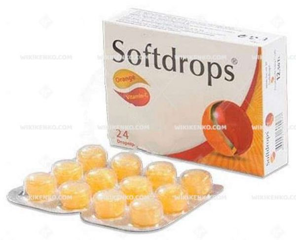 Softdrops Portakal & Vitamin C Pastil