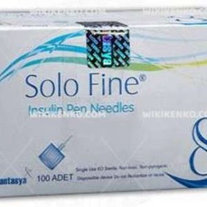 Solofine Insulin Kalem Needle 8 Mm (31G)