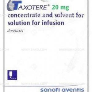 Taxotere I.V. Infusion Solution Iceren Vial 20 Mg/1.5Ml
