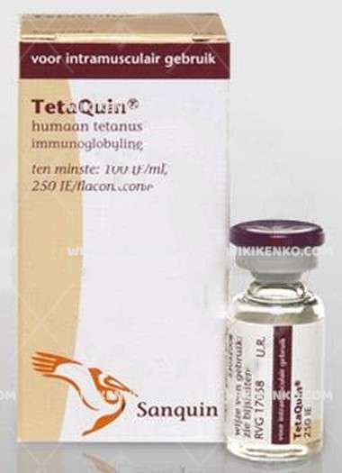 Tetaquin Im Injection Icin Solution Iceren Vial