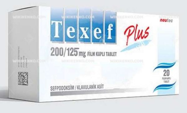 Texef Plus Film Coated Tablet 200 Mg/125Mg
