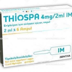 Thiospa Im Injection Icin Solution Iceren Ampul