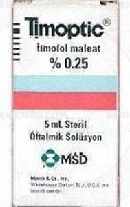 Timoptic Sterile Oftalmik Solution  %0.25