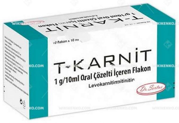 T - Karnit Oral Solution Icreren Vial 1000 Mg/10Ml