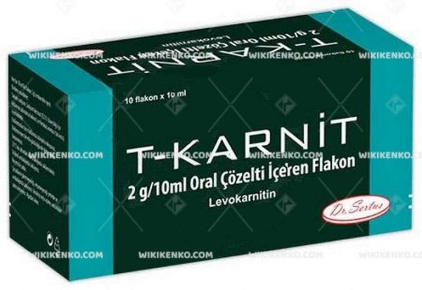 T - Karnit Oral Solution Icreren Vial 2000 Mg/10Ml