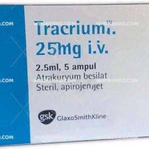 Tracrium Injection/Infusionluk Solution 25 Mg/2.5Ml
