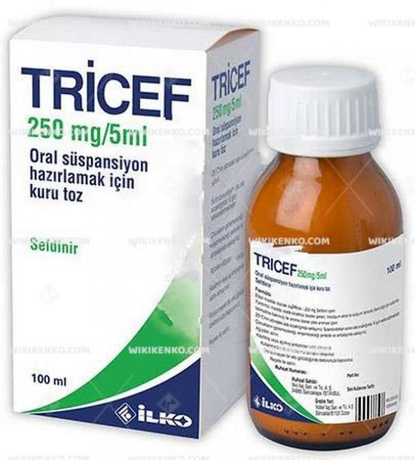 Tricef Oral Suspension Hazirlamak Icin Kuru Powder 250 Mg/5Ml