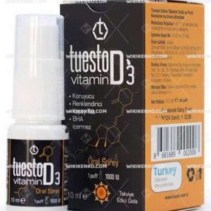 Tuesto D3 Vitamin D3 Iceren Takviye Edici Gida