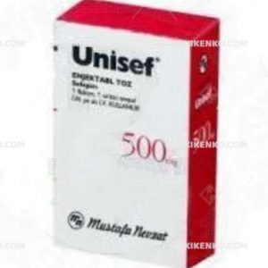 Unisef Im/Iv Injection Powder Iceren Vial  0.5 G