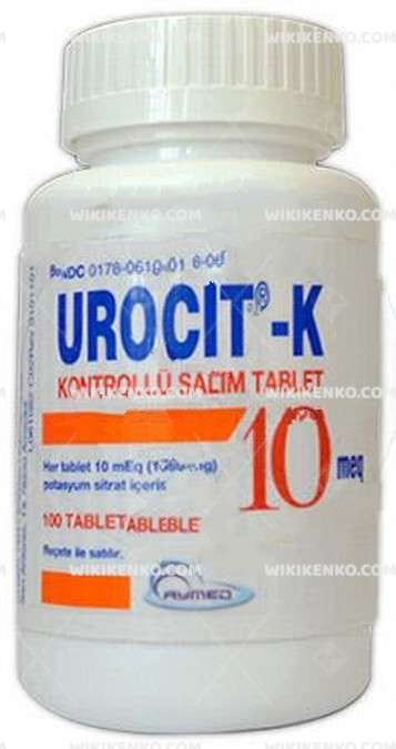 Urocit - K Kontrollu Salim Tablet 5 Mg