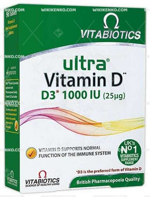 Ultra D D Vitamini Iceren Takviye Edici Gida