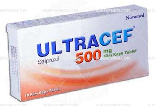 Ultracef Film Coated Tablet 500 Mg