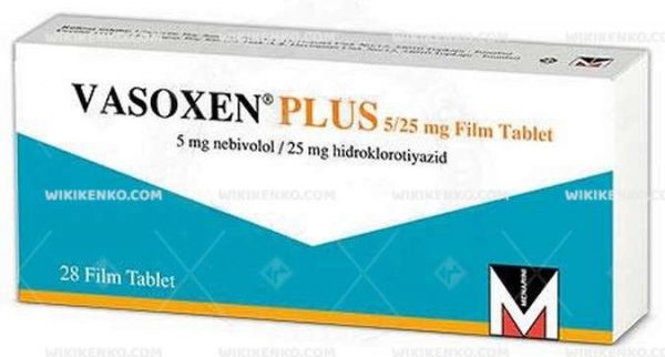 Vasoxen Plus Film Coated Tablet 5 Mg/25Mg