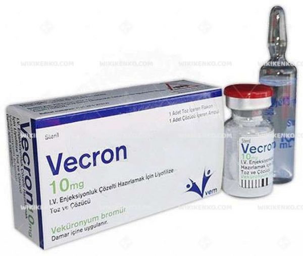 Vecron I.V. Injection Solution Hazirlamak Icin Liyofilize Powder Ve Cozucu