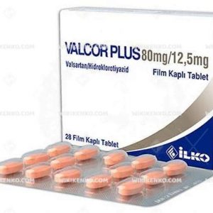Valcor Plus Film Coated Tablet 80 Mg/12.5Mg