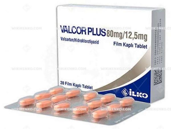 Valcor Plus Film Coated Tablet 80 Mg/12.5Mg