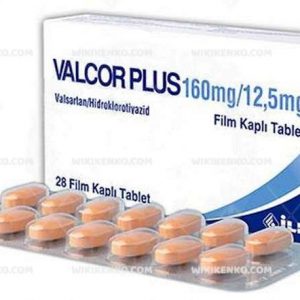 Valcor Plus Film Coated Tablet 160 Mg/12.5Mg