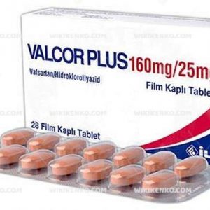 Valcor Plus Film Coated Tablet 160 Mg/25Mg