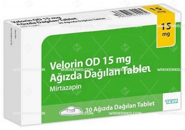 Velorin Od Agizda Dagilan Tablet 15 Mg