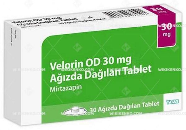 Velorin Od Agizda Dagilan Tablet 30 Mg