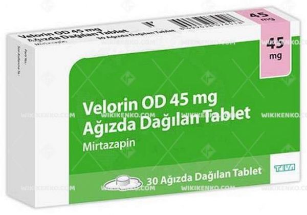 Velorin Od Agizda Dagilan Tablet 45 Mg