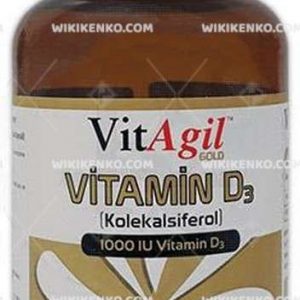 Vitagil Gold 1000 Iu D3 Vitamini Iceren Takviye Edici Gida