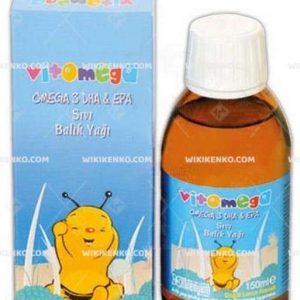 Vitomega Omega3 Epa & Dha Liquid Fish Oil