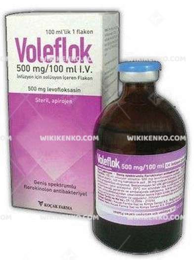 Voleflok I.V. Infusionluk Solution 500 Mg/100Ml