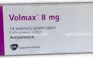 Volmax Kontrollu Salim Tablet 8 Mg