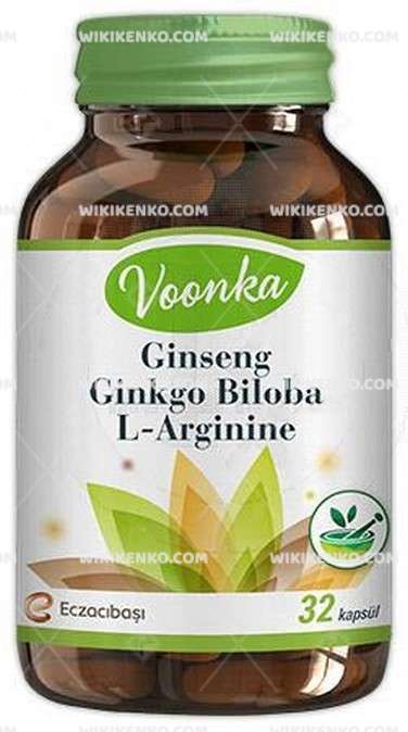 Voonka Ginseng & Ginkgo Biloba & L - Arginine Capsule