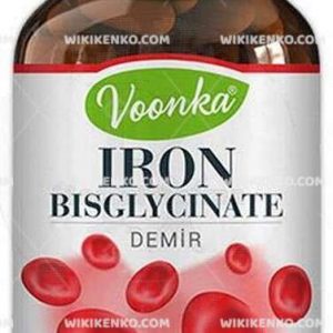 Voonka Iron Bisglycinate – Demir Bisglisinat Iceren Takviye Edici Gida