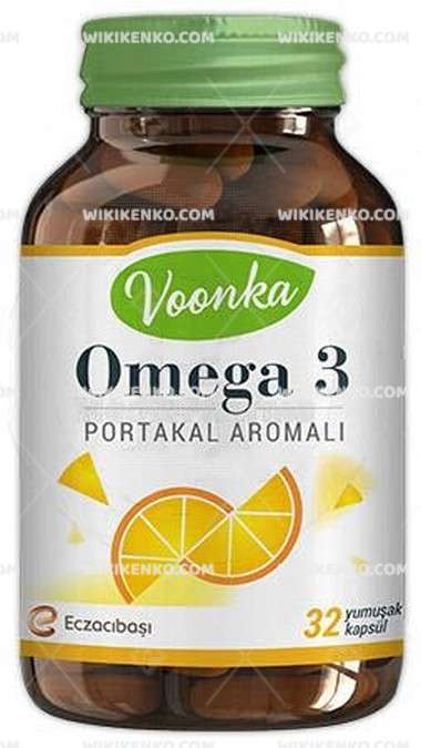 Voonka Omega 3 Portakal Aromali
