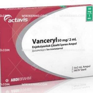 Vanceryl Injection Solution Iceren Ampul