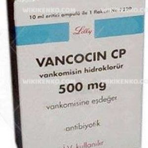 Vancocin Cp Intravenoz 500 Mg