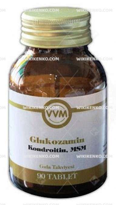 Vvm Glukozamin Kondroitin Msm Tablet