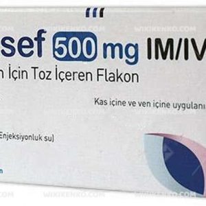 Vansef Im/Iv Injection Icin Powder Iceren Vial 500 Mg
