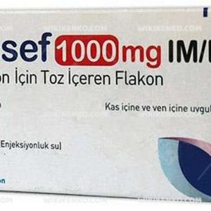 Vansef Im/Iv Injection Icin Powder Iceren Vial 1000 Mg