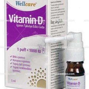 Wellcare Vitamin D3 Sprey 1000 Iu