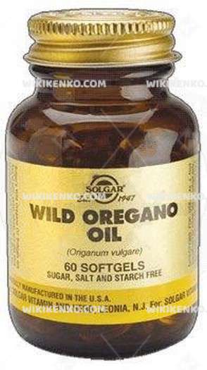 Wild Oregano Oil Soft Gelatin Capsule