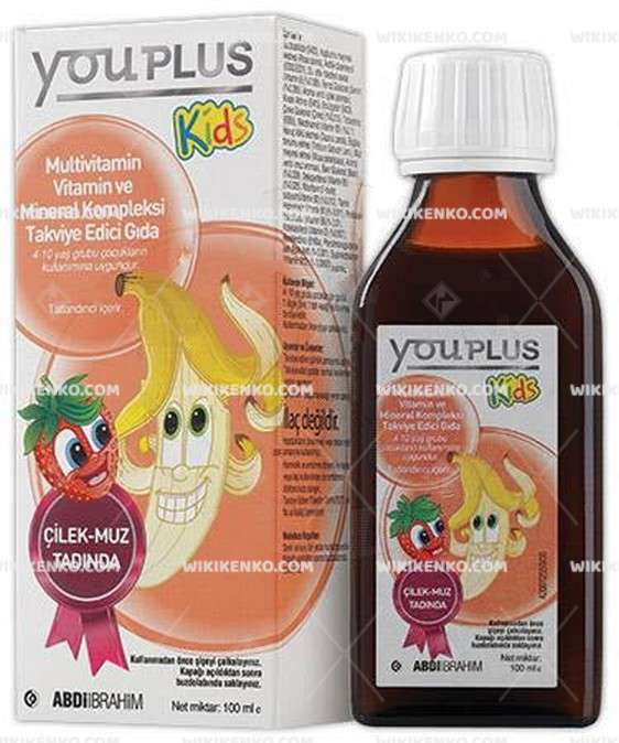 Youplus Kids Multivitamin Vitamin Ve Mineral Kompleksi