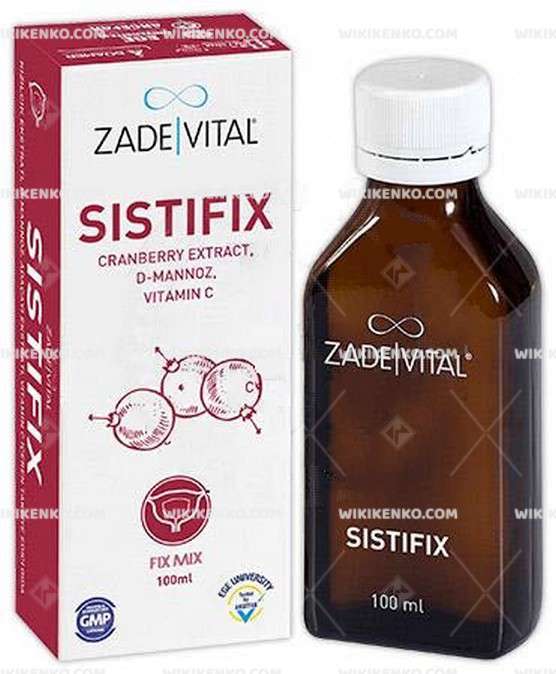 Zade Vital Sistifix Turna Yemisi Ekstresi, D - Mannoz Ve Vitamin C Iceren Takviye Edici Gida