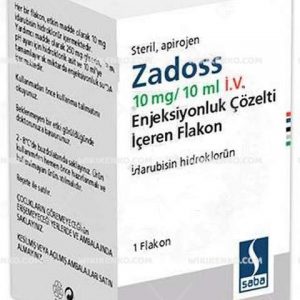 Zadoss I.V. Injection Solution Iceren Vial  10 Mg/10Ml