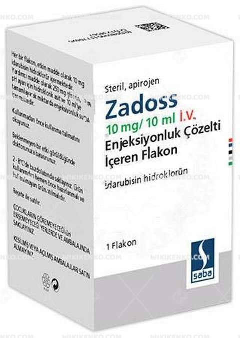 Zadoss I.V. Injection Solution Iceren Vial 10 Mg/10Ml