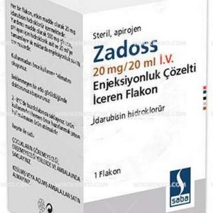 Zadoss I.V. Injection Solution Iceren Vial  20 Mg/20Ml